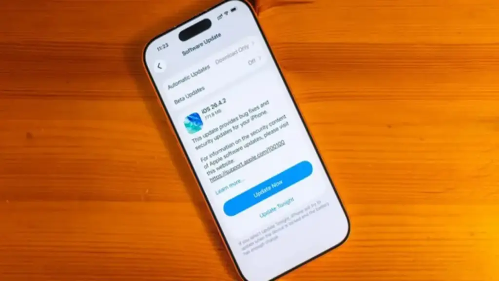Apple vội vàng phát hành iOS 26.4.2, người dùng cần cập nhật ngay
