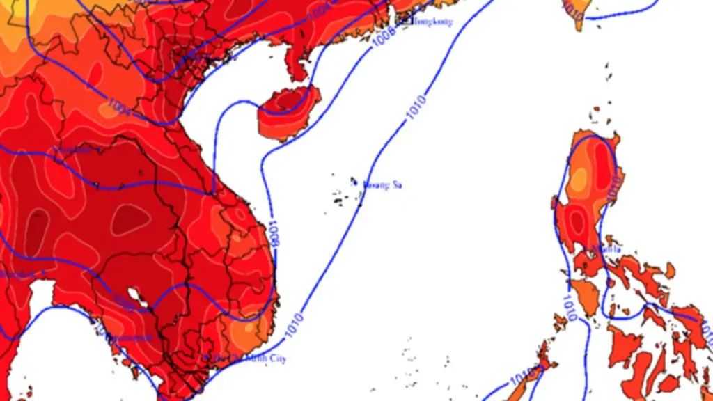 Bản đồ nhiệt đỏ rực ngày thứ 5, nắng nóng kéo dài thêm 5 - 7 ngày nữa