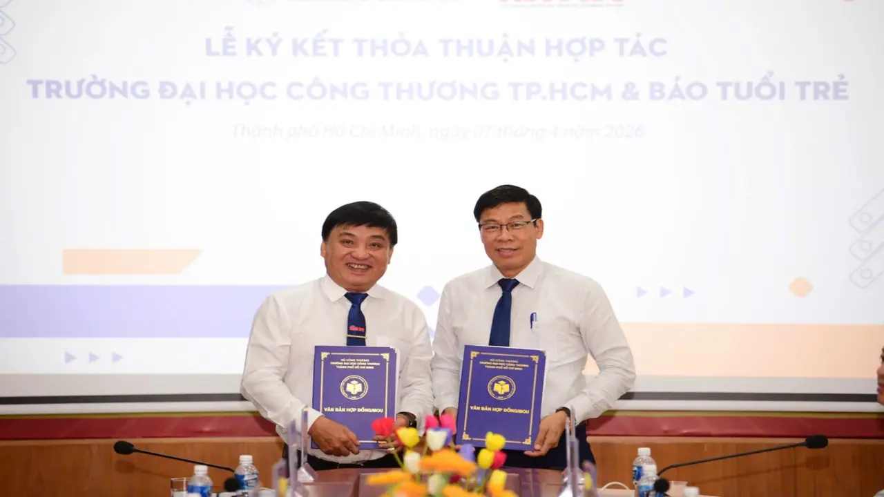 Báo Tuổi Trẻ hợp tác đào tạo với Trường đại học Công Thương TP.HCM