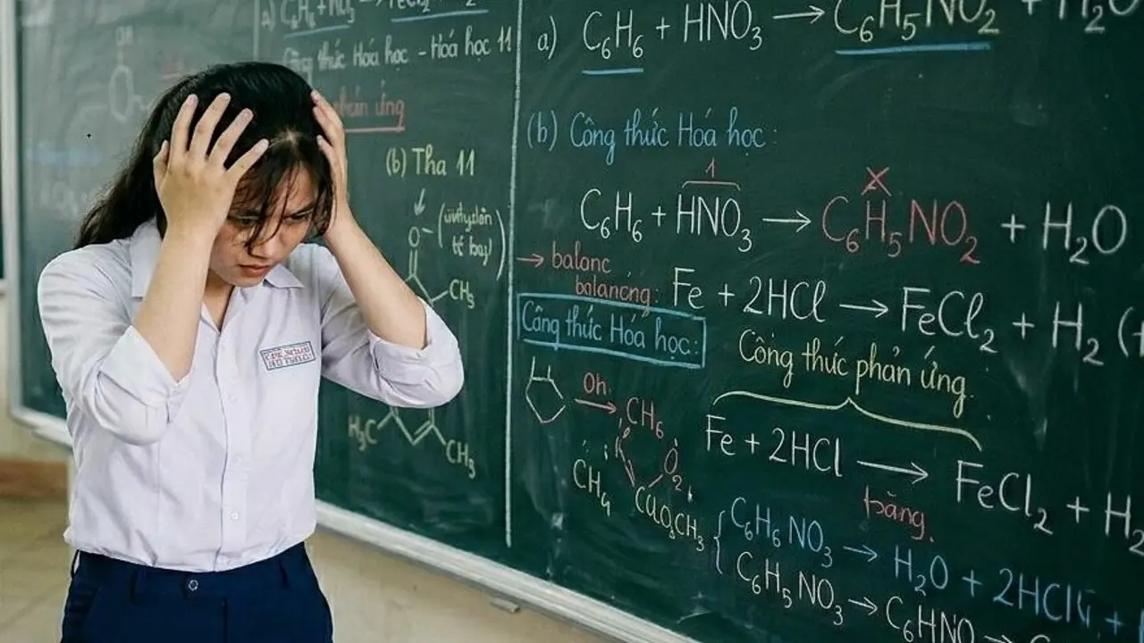 Học sinh Việt 'đánh vật' môn Hóa vì tính toán quá nhiều
