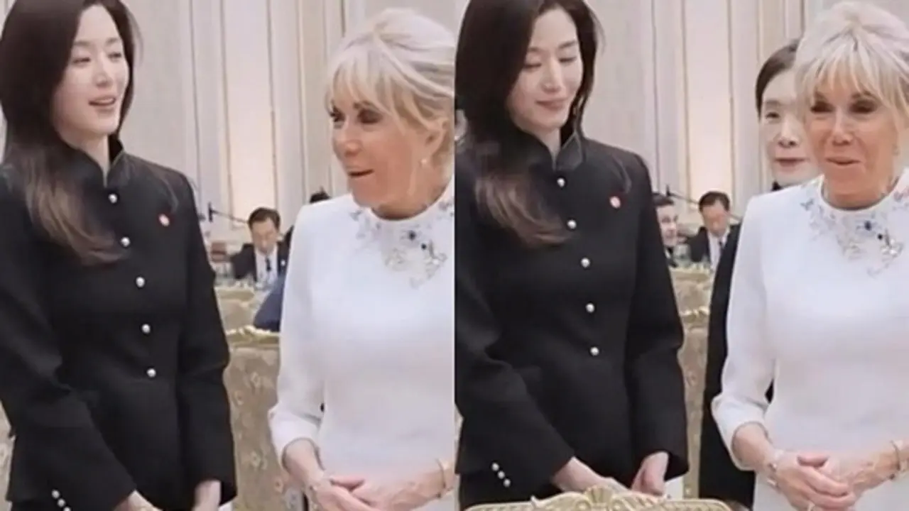 Jun Ji Hyun dùng bữa trưa cùng Đệ nhất phu nhân Pháp tại Nhà Xanh