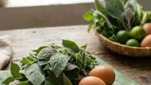 Lá mơ lông với trứng gà: Bác sĩ chỉ cách dùng hỗ trợ đại tràng, tiêu chảy