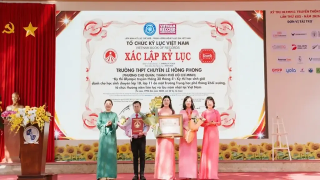 Một kỳ thi tại TP.HCM có lịch sử 30 năm được xác lập kỷ lục Việt Nam