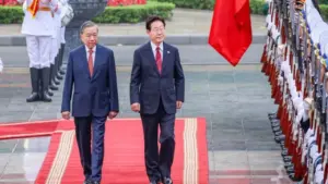 Tổng Bí thư, Chủ tịch nước Tô Lâm chủ trì lễ đón Tổng thống Hàn Quốc