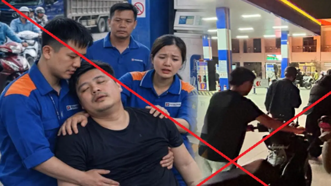 Xử lý nam thanh niên dùng AI chế ảnh người ngất xỉu tại cây xăng